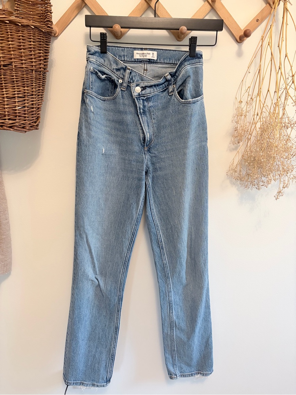 Abercrombie & Fitch Light Blue Straight Leg Jeans